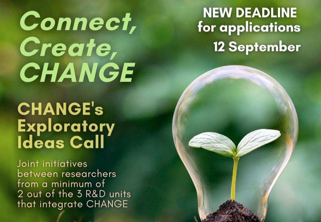 ’CONNECT, CREATE, CHANGE’ - Concurso para ideias exploratórias CHANGE